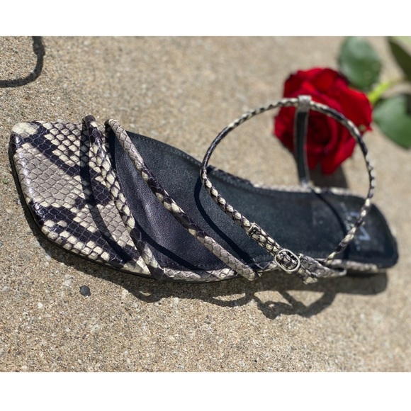 ✨MARC FISHER✨Leather Sandals Sz 8.5 - Picture 3 of 12